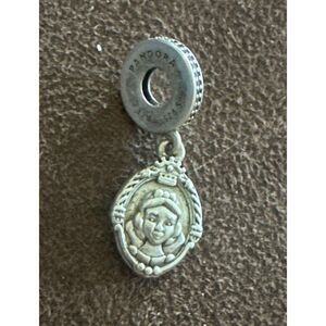 Pandora Disney SNOW WHITE/EVIL QUEEN dangle charm silver .925